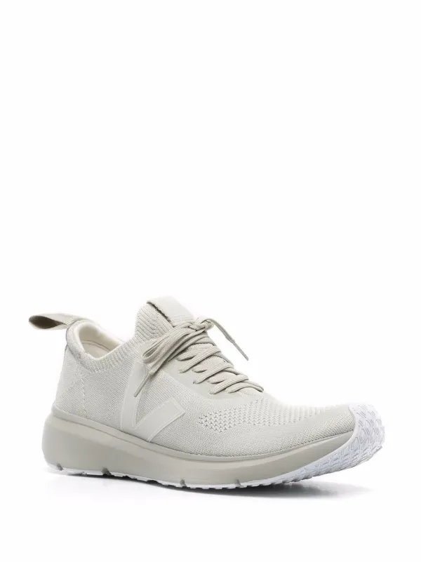 リックオウエンス ×ヴェジャ VEJA  RUNNER STYLE2 V-KNIT ランナースタイルスニーカー メンズ 27cm VEJA x Rick Owens V-knit Trainers | White | FARFETCH