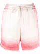 Image 1 of Casablanca tie-dye drawstring silk shorts