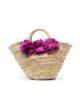 Image 1 of Little Bear bow-embellished straw hat