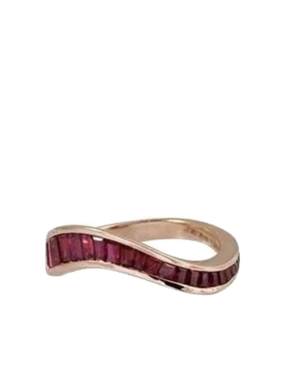 Kavant & Sharart 18K rose gold Talay ruby wave ring | Image 2