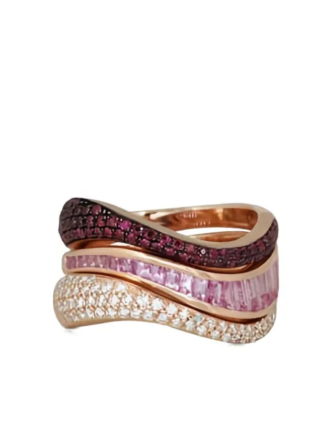 Kavant & Sharart anillo Talay en oro rosa de 18kt con rubí