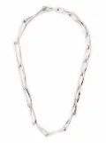 Missoma graduated chunky twisted link necklace - Silver