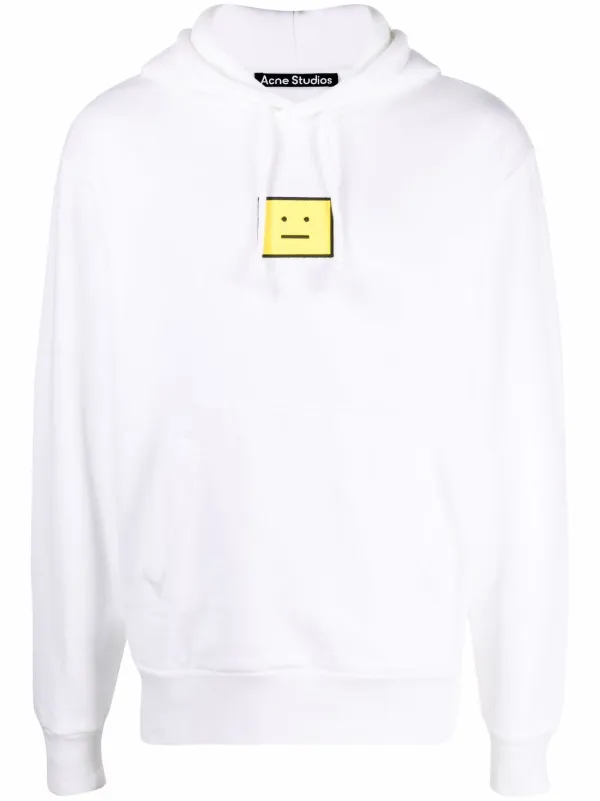 acne studios face patch hoodie
