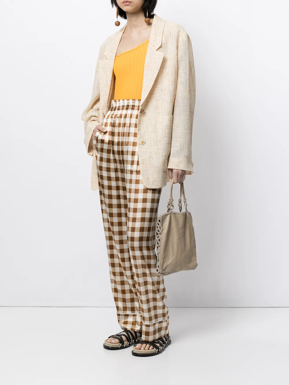 Image 2 of Prada Pre-Owned crochet detailing tote bag