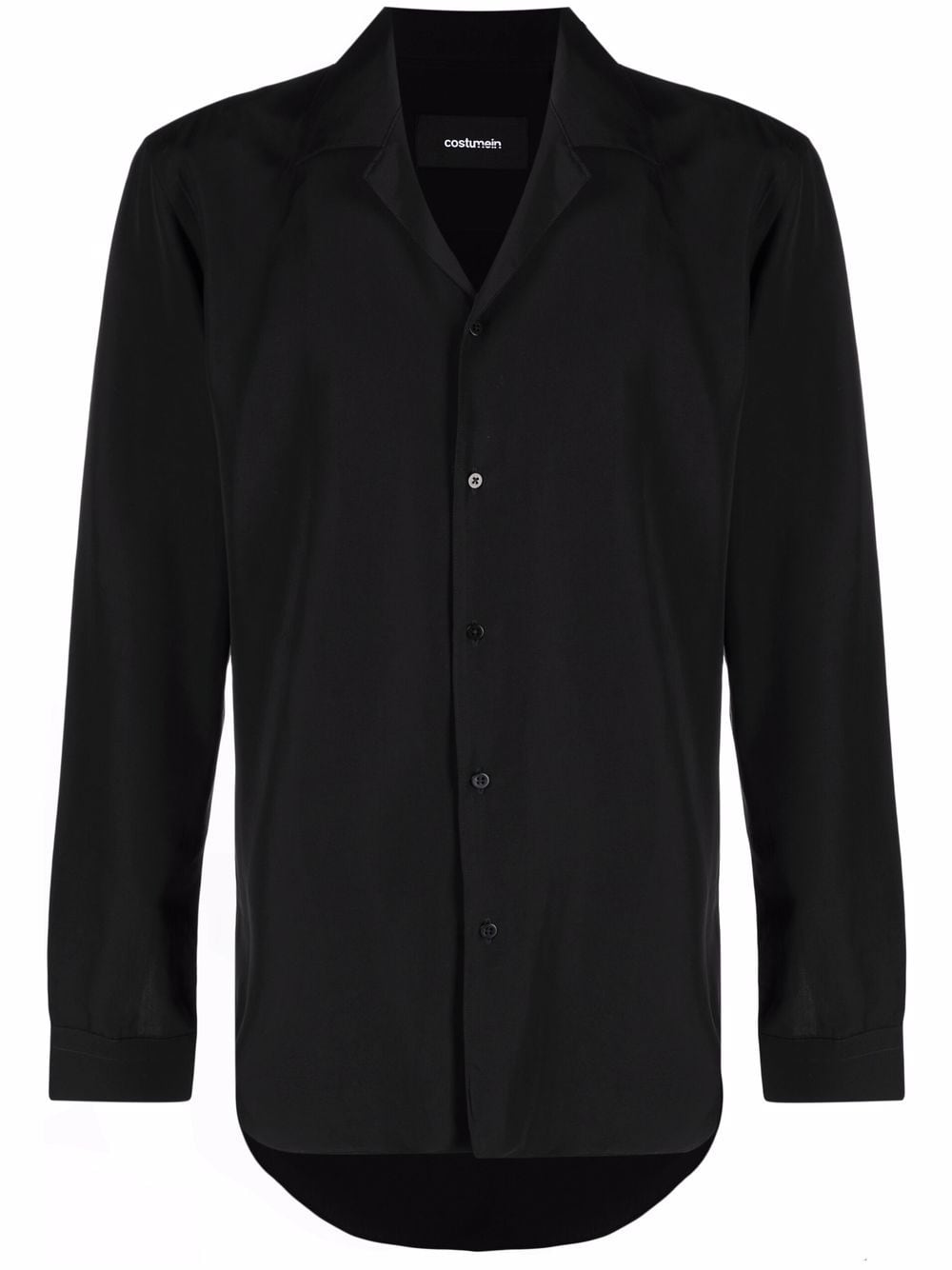 Costumein Adam Congo Spread-collar Shirt In Black