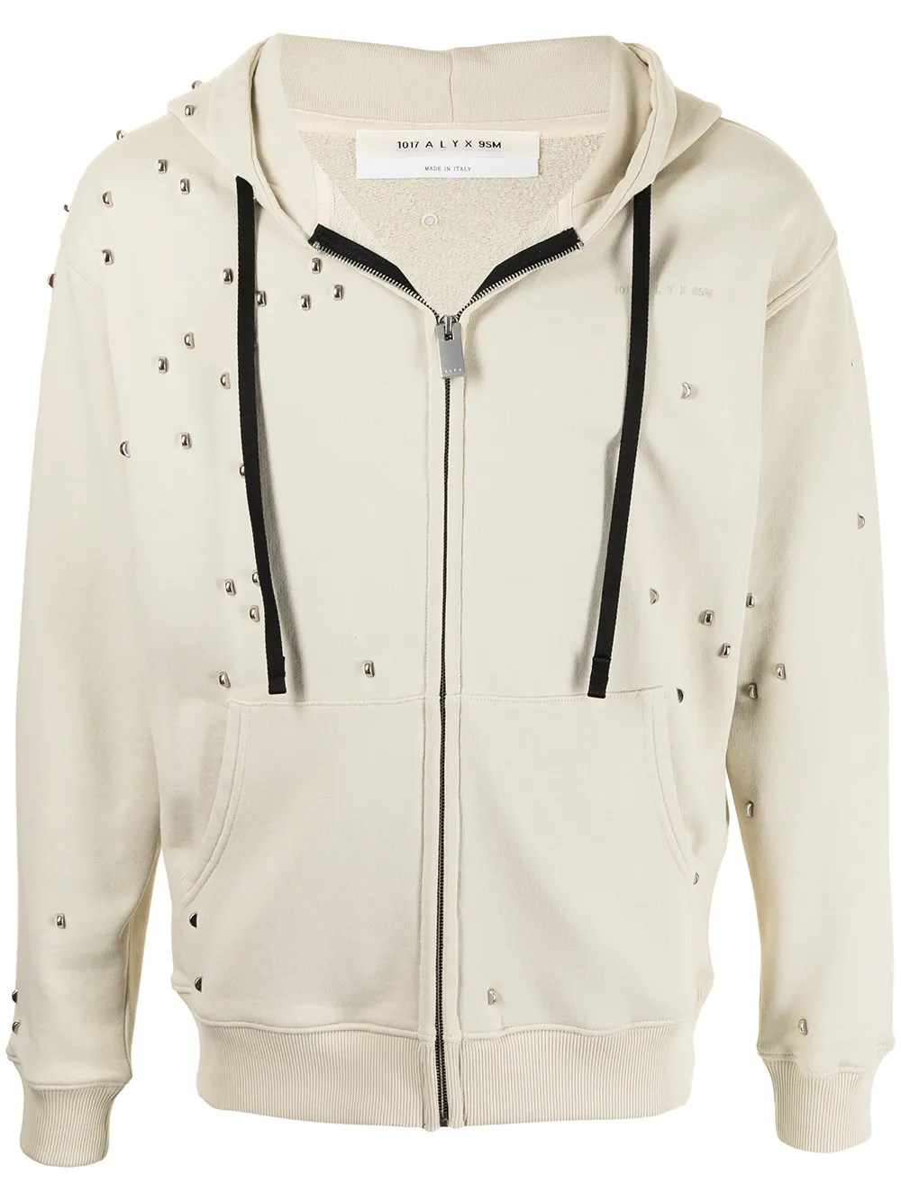 1017 ALYX 9SM Studded Zipped Hoodie - Farfetch