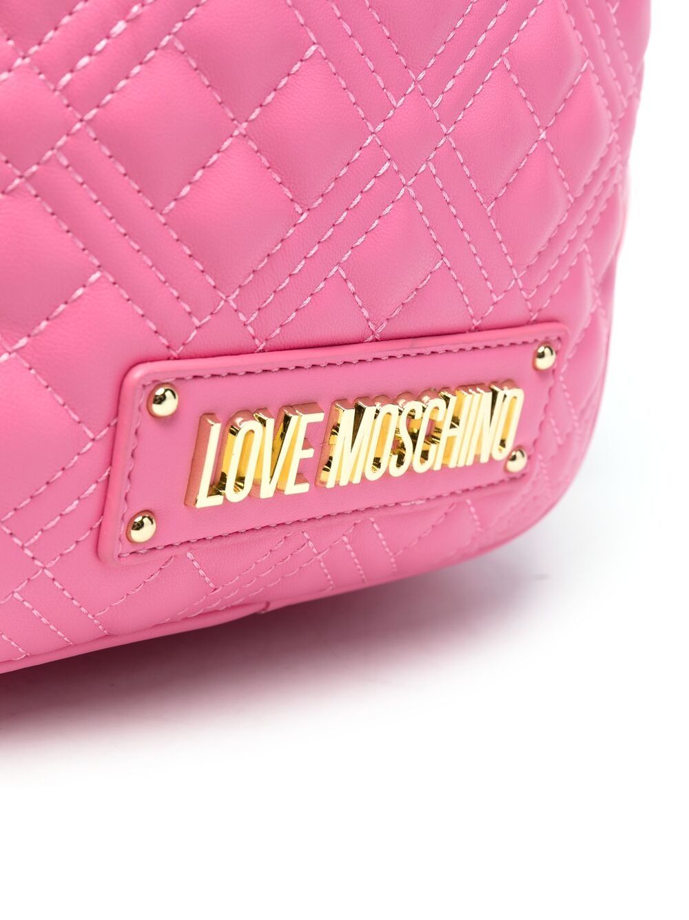 фото Love moschino стеганый рюкзак из искусственной кожи