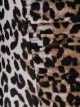 GANNI leopard-print ruched swimsuit