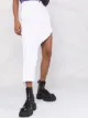 ICON DENIM asymmetric-design denim skirt