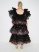 Ashish Abito da sera con ruches