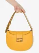 Fendi Croissant leather shoulder bag