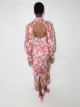 ALEMAIS Isla paisley print open-back dress