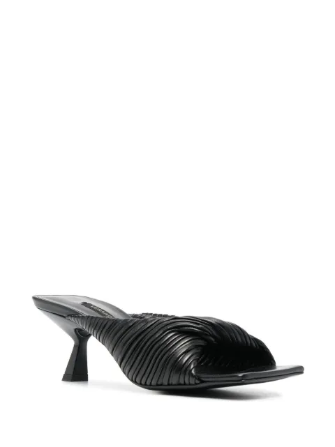 versace plisse mules