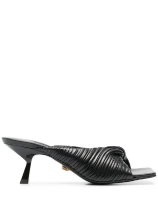 versace plisse mules