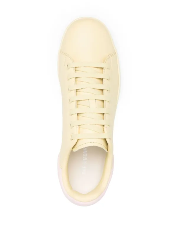 【Raf Simons】 Orionレザースニーカー Raf Simons Orion レザースニーカー | イエロー | FARFETCH JP