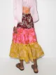 ALEMAIS Luis high-waisted patchwork skirt