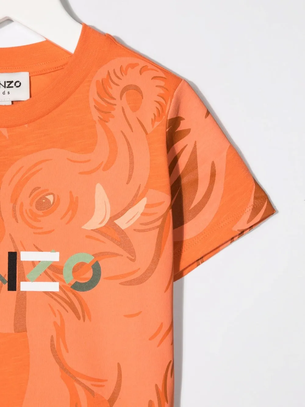 фото Kenzo kids футболка с графичным принтом