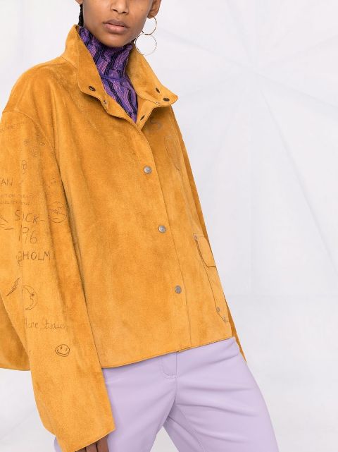 acne suede jacket