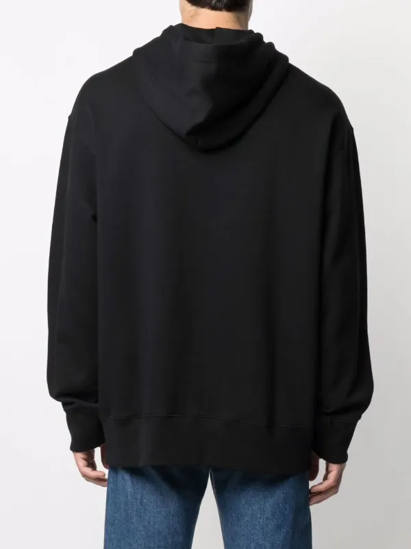 Acne Studios face-patch Oversized Hoodie - Farfetch