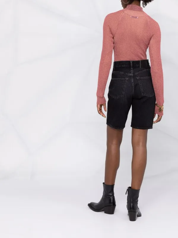 Acne Studios black high-waisted denim 