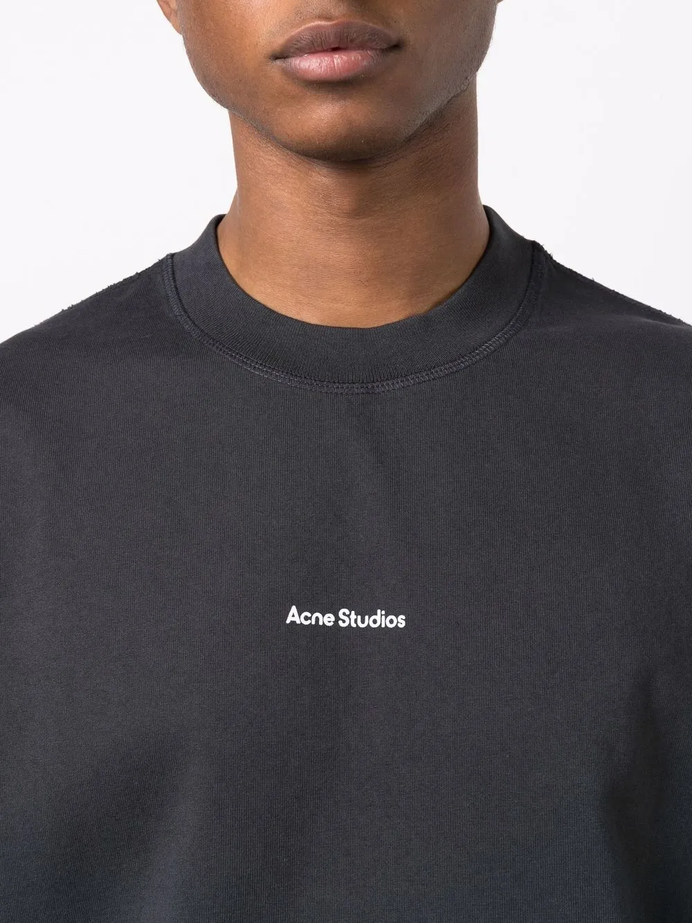 футболка с логотипом ACNE STUDIOS 1672196283