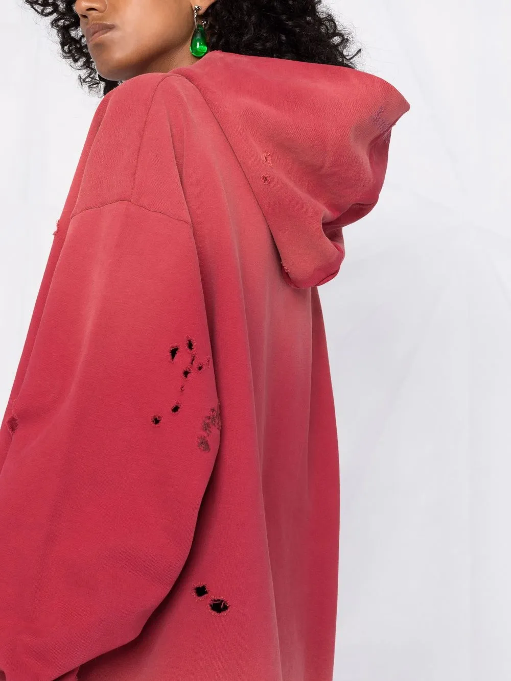 фото Acne studios худи с прорезями