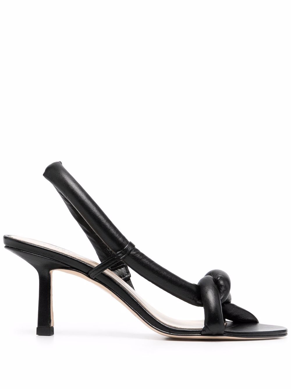 STUDIO AMELIA KNOT-DETAIL SLINGBACK SANDALS