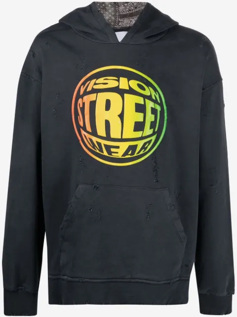 Alchemist ripped-detail hoodie