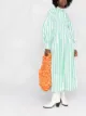 Image 2 of GANNI shirred striped dress