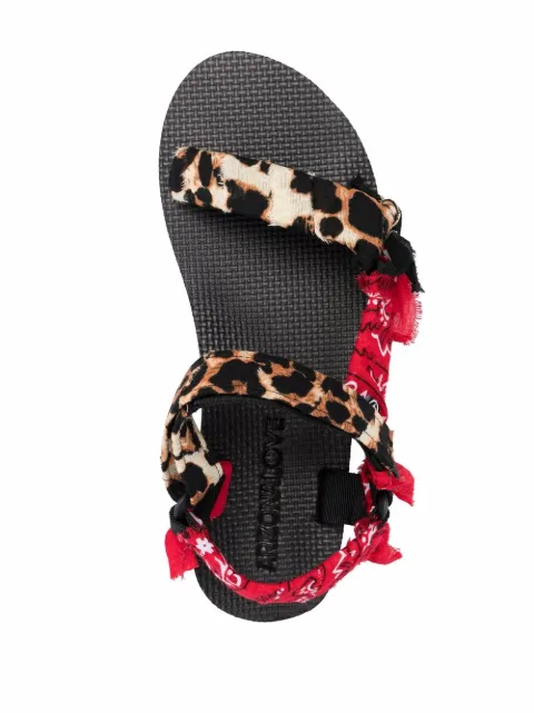 arizona love leopard sandals
