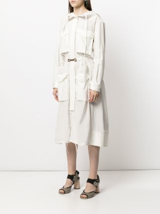 panelled trench coat展示图