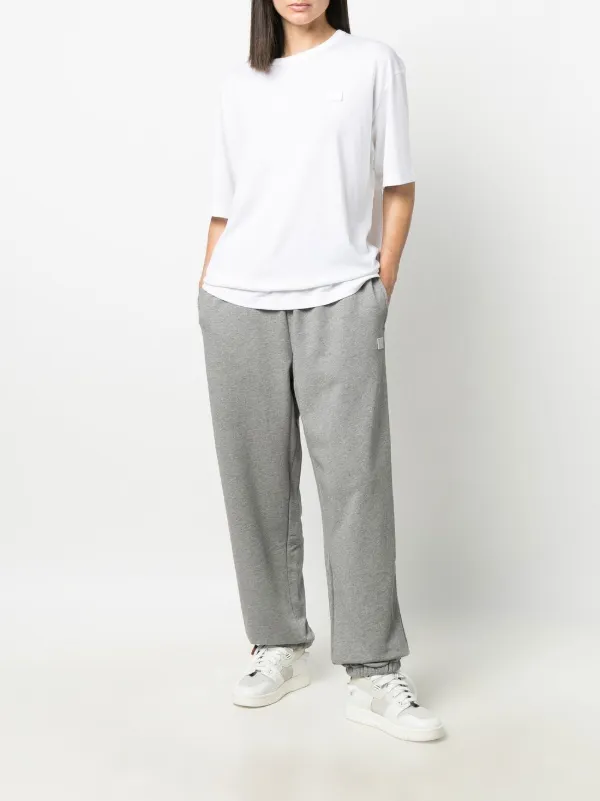 Acne Studios patch-detail Cotton Sweatpants - Farfetch