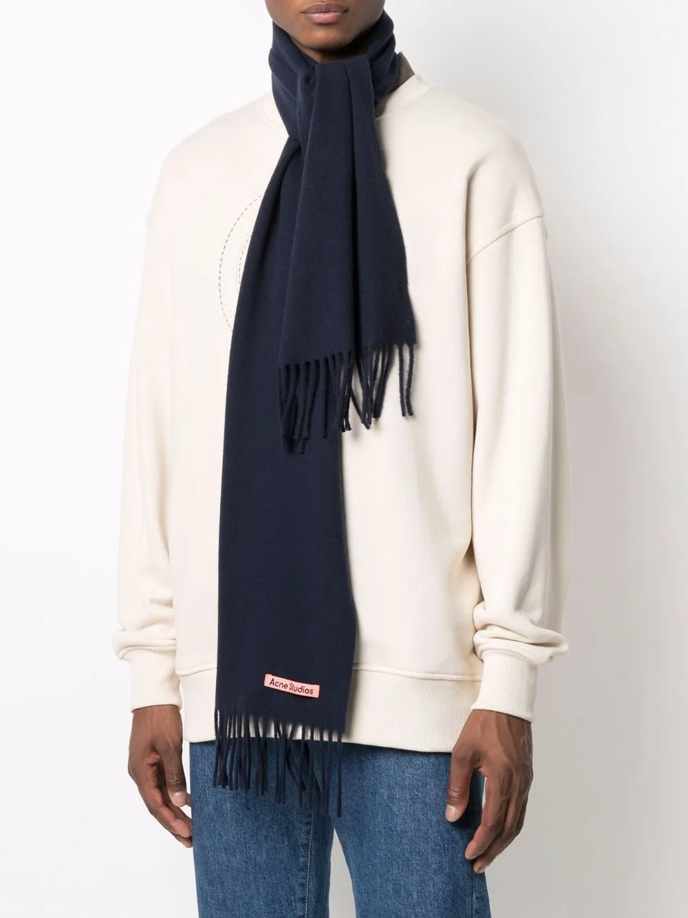 фото Acne studios узкий шарф
