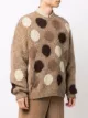 Acne Studios polka-dot crewneck sweater
