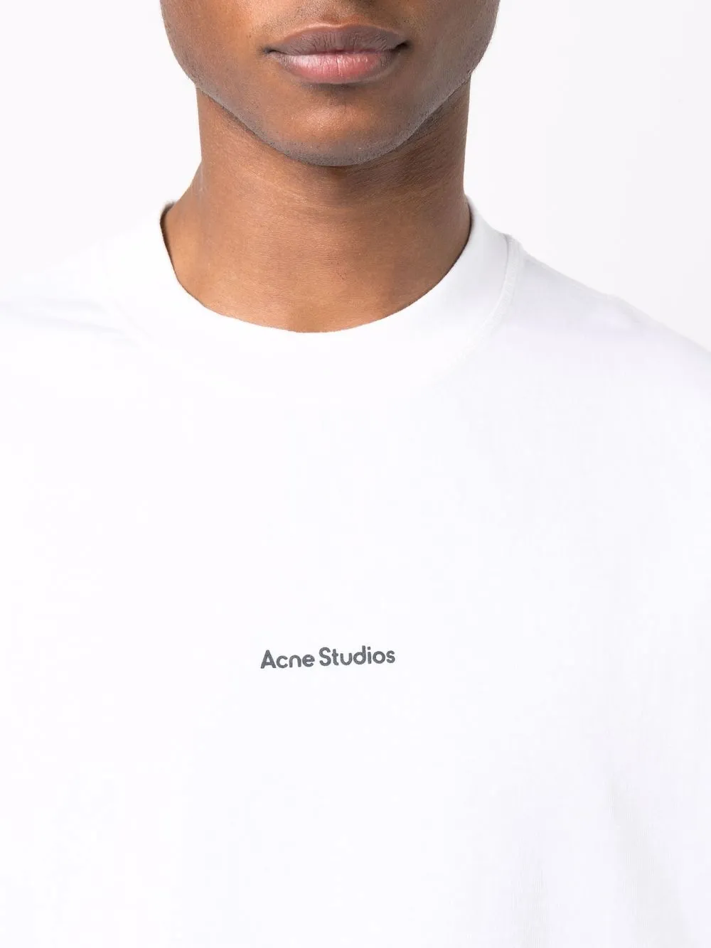 Acne Studios Logo Print T-shirt Dress - Farfetch