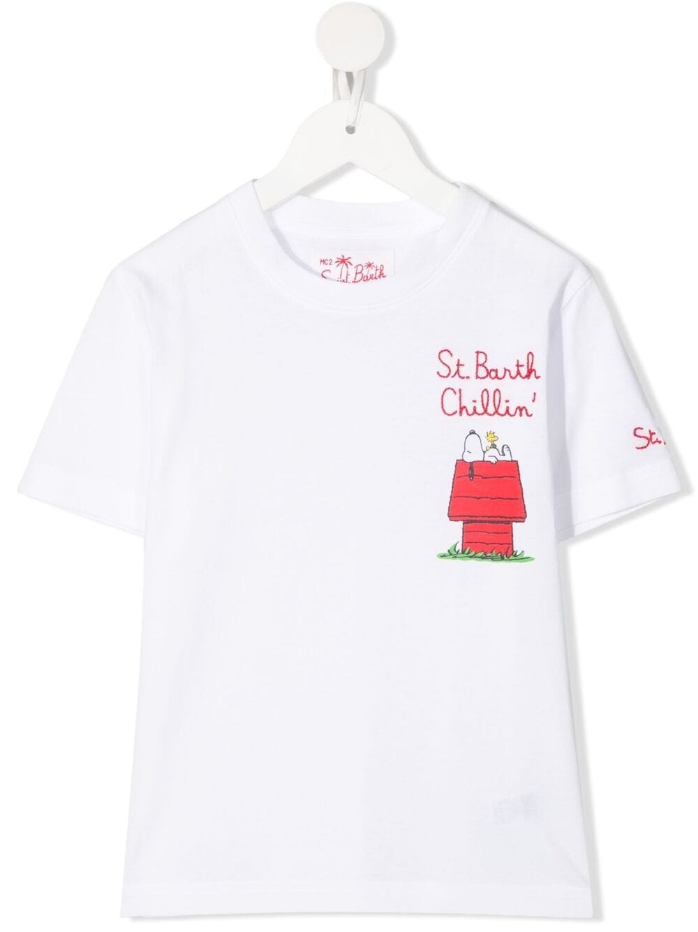 фото Mc2 saint barth kids футболка с принтом snoopy