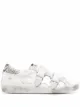 Image 1 of Golden Goose Old School python-print sneakers