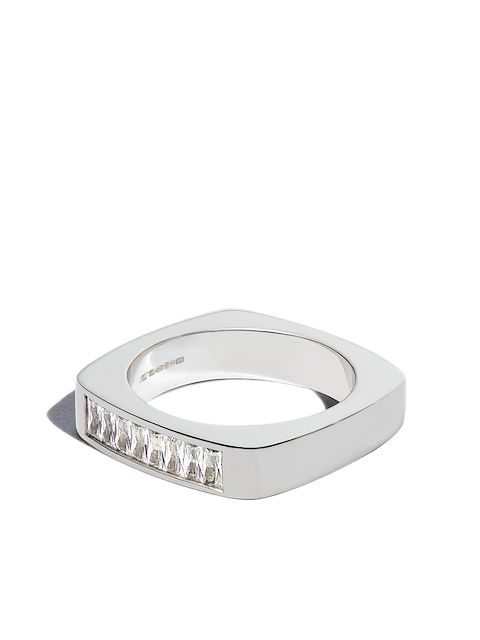 Hatton Labs flat  pavé ring 