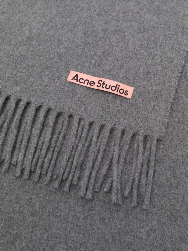 Acne Studios Fringed Cashmere Scarf - Farfetch