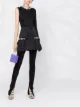 Image 2 of AREA crystal-embellished pleat-detail skirt