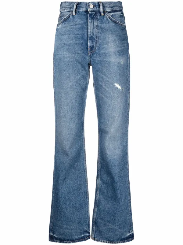 Acne Studios Relaxed Fit Coated Jeans - Farfetch