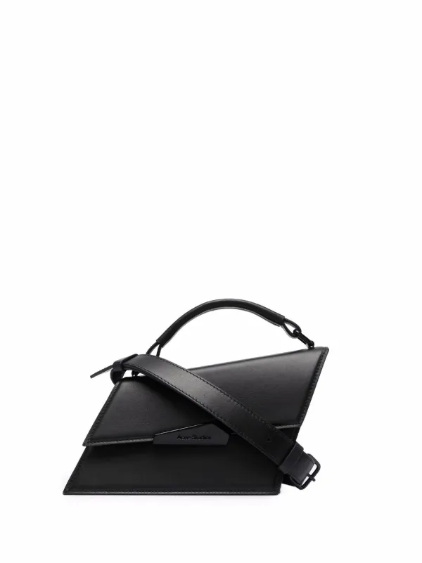 Acne Studios Asymmetric Leather Tote Bag - Farfetch