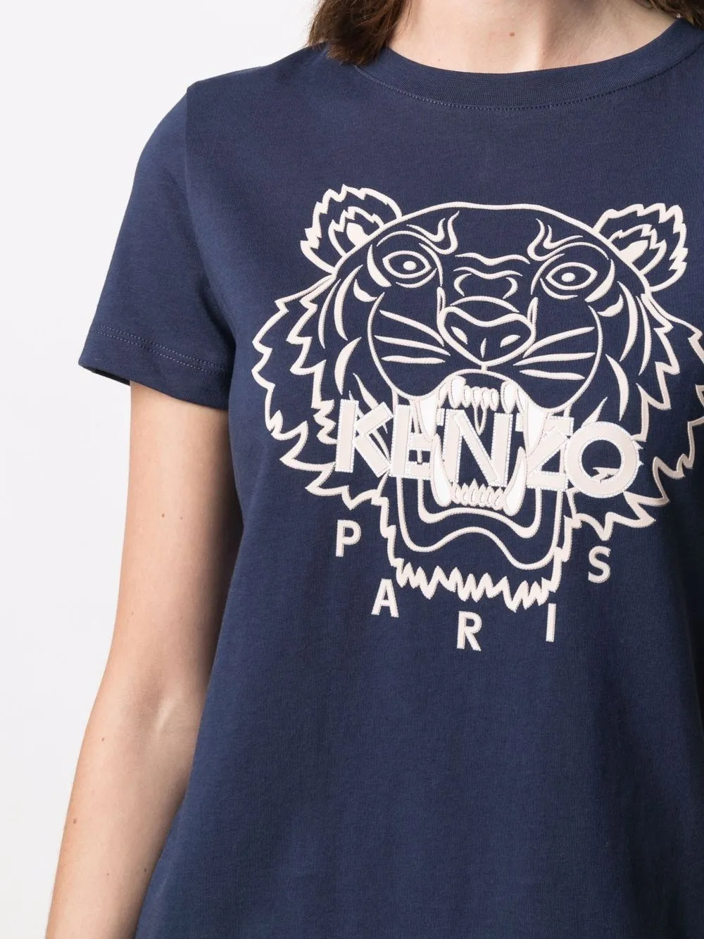 фото Kenzo футболка с вышивкой tiger