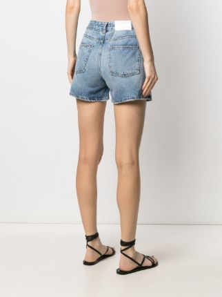 high-waist denim shorts展示图