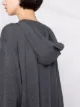 Theory hoodie tejido de canalé