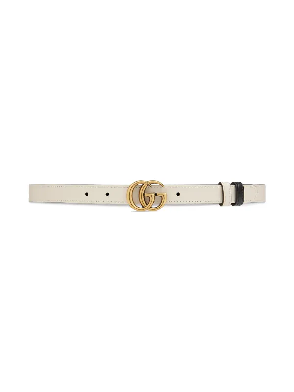 Belt Gucci White size Not specified International in Chain - 25927219