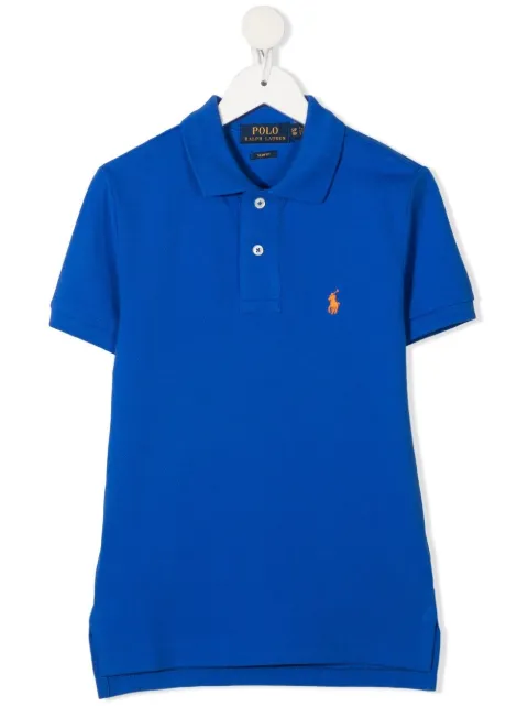 POLO RALPH LAUREN KIDS Pony-logo cotton polo shirt