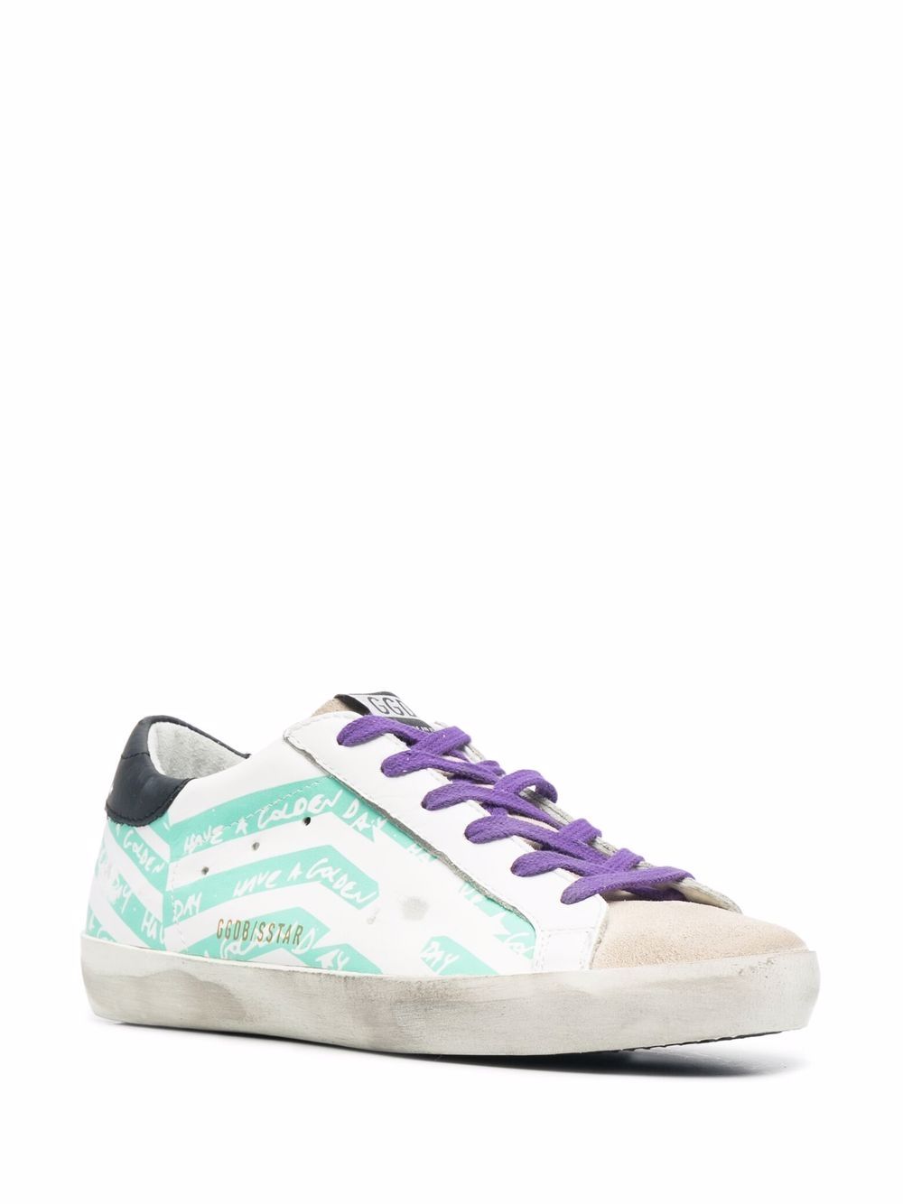 Golden Goose Super-Star sneakers met logoprint - Wit