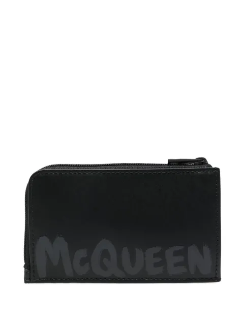 Alexander McQueen logo-print wallet