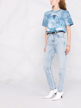 high-waisted skinny-legged jeans展示图